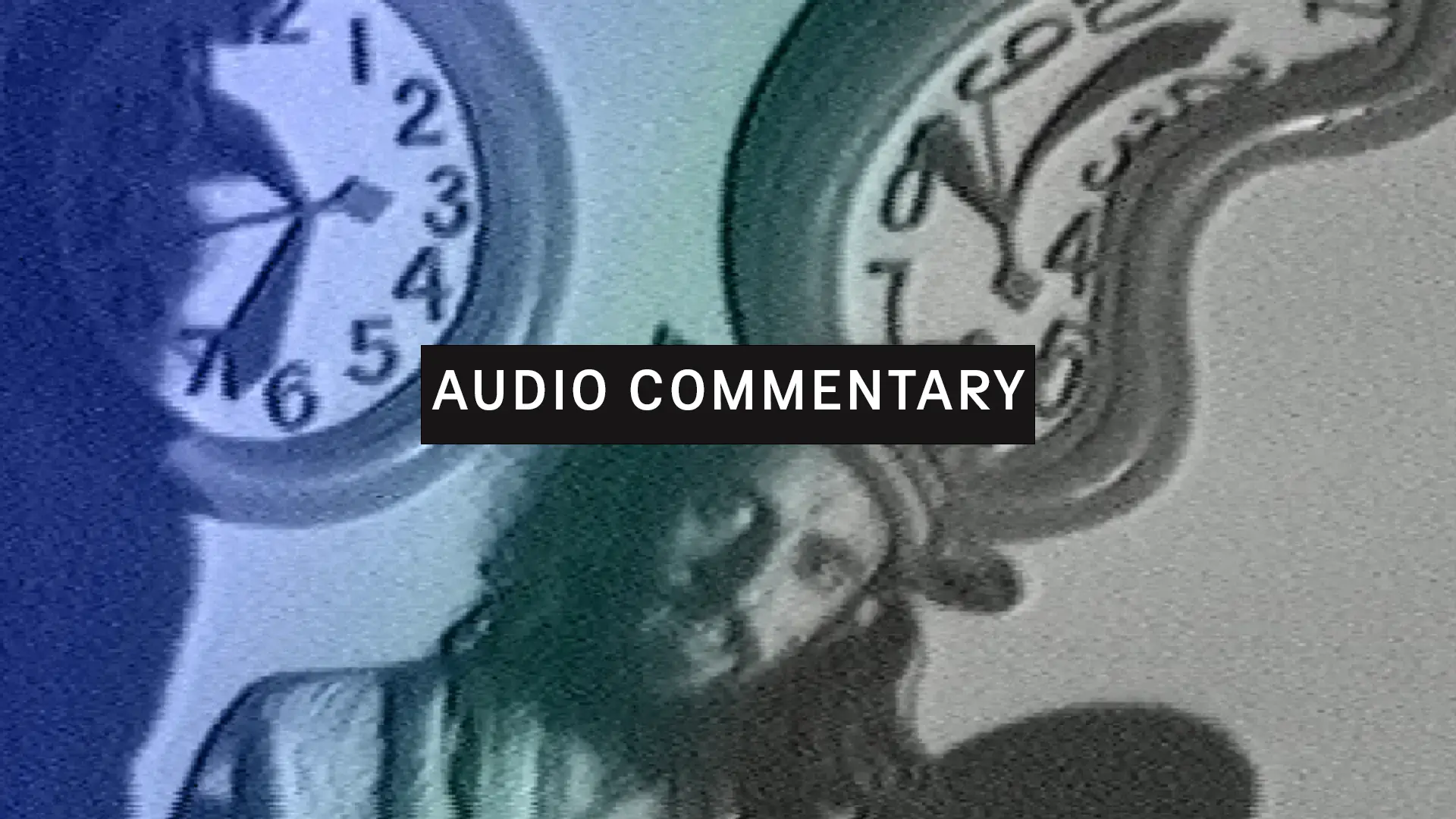 Les Canadiens sont là (Audio Commentary)- dir. Pierre Falardeau and Julien Poulin, close-up of long-haired man with clocks behind him