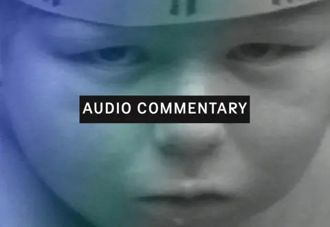 Pea Soup (Audio Commentary)- dir. Pierre Falardeau and Julien Poulin, close-up on a white child starring into the lens