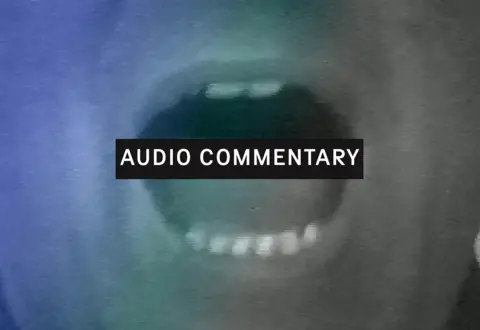 Le Magra (Audio Commentary)- dir. Pierre Falardeau and Julien Poulin, open mouth in black and white